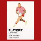 Josh Charnley Leigh Leopards rugby league T-shirt red