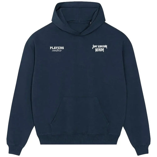 Juan Sebastian Veron hoodie – navy men's hoodie featuring the Juan Sebastian Veron Players Couture logo