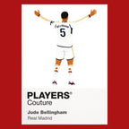 Jude Bellingham Real Madrid red Icon Frame artwork detail