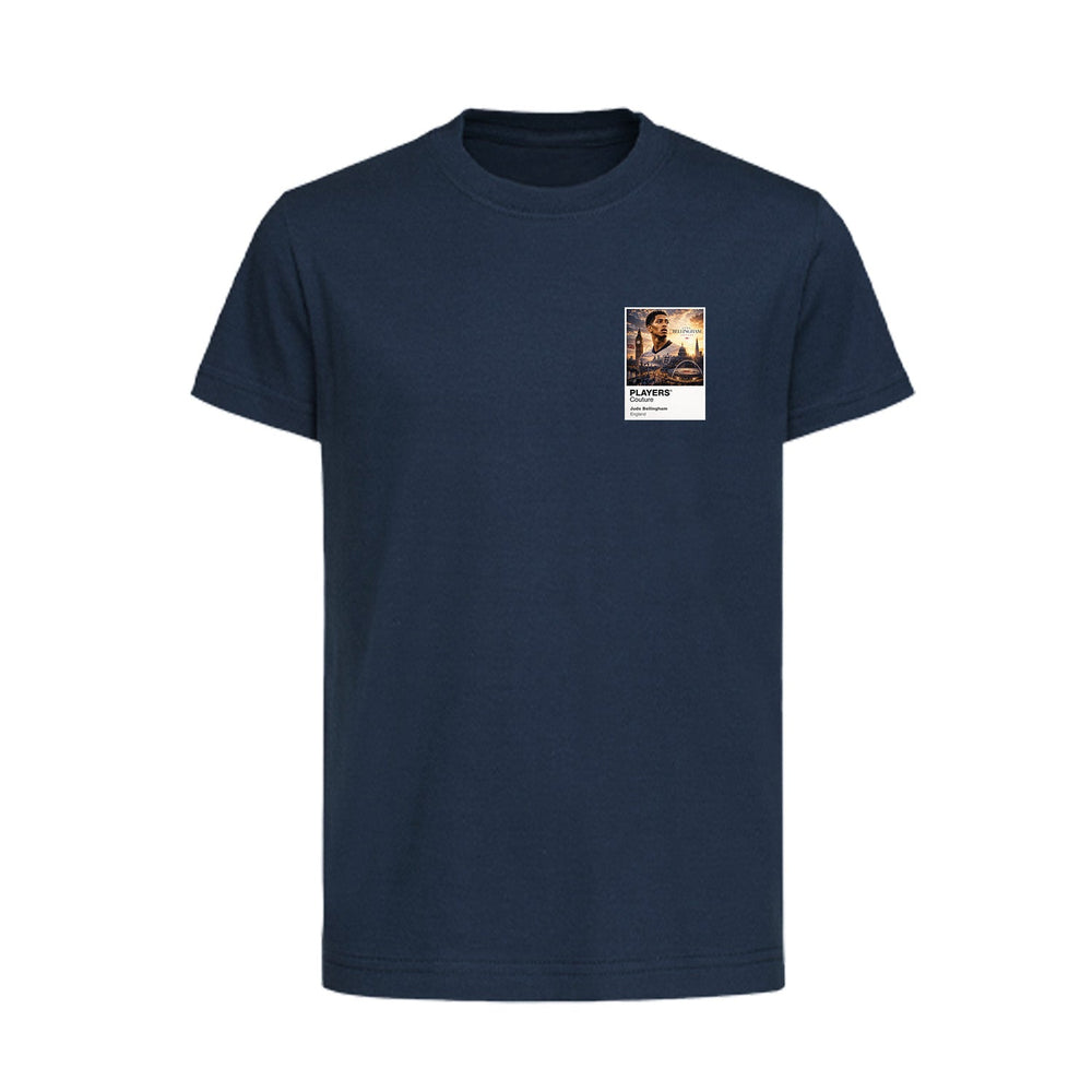 Jude Bellingham England Atlas Frame White kids t-shirt by Players Couture