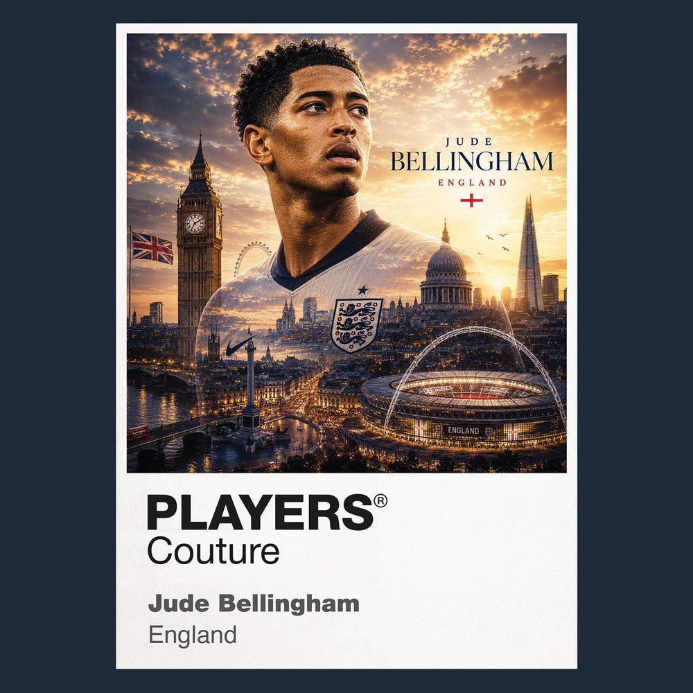 Jude Bellingham England Atlas Frame artwork by Players Couture