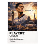 Jude Bellingham England Atlas Frame artwork by Players Couture