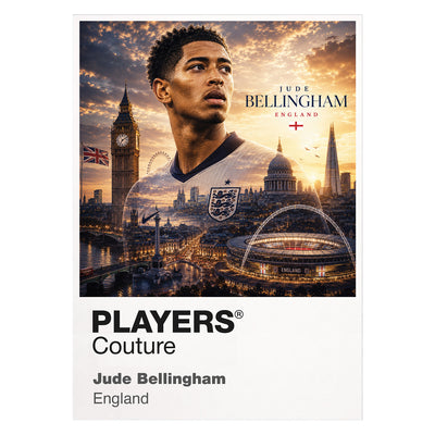 Jude Bellingham England Atlas Frame artwork by Players Couture