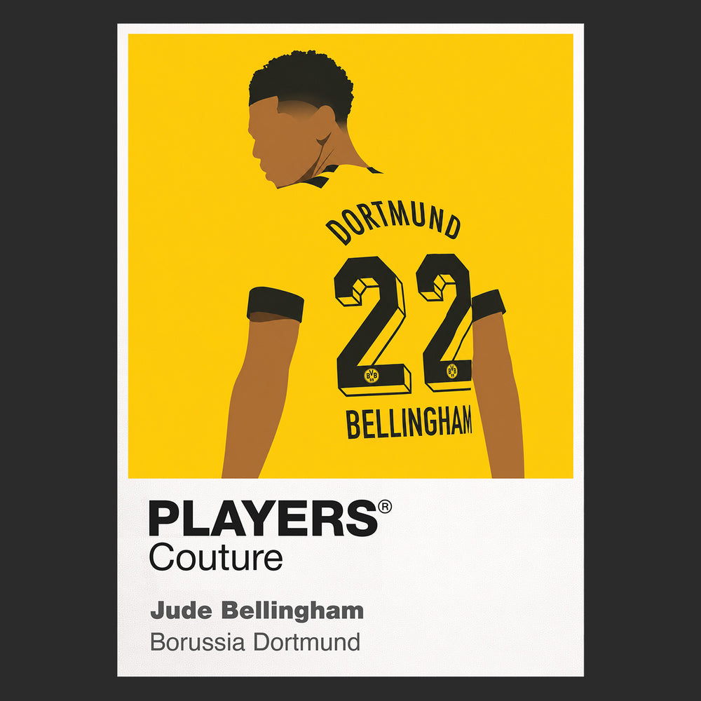 Jude Bellingham Borussia Dortmund Icon Frame — Black