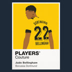 Jude Bellingham Borussia Dortmund Icon Frame — Navy