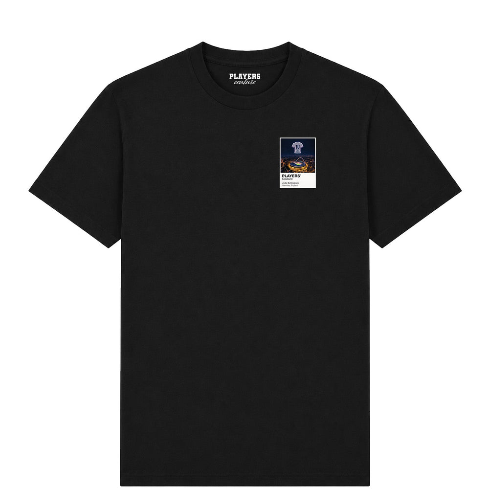 Jude Bellingham England Icons in Lights Frame Men's T-Shirt in Black
