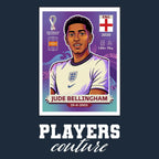 Jude Bellingham World Cup Sticker Kids T-Shirt – jude bellingham navy Players Couture design