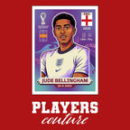 Jude Bellingham World Cup Sticker Men's Hoodie – jude bellingham red Players Couture design