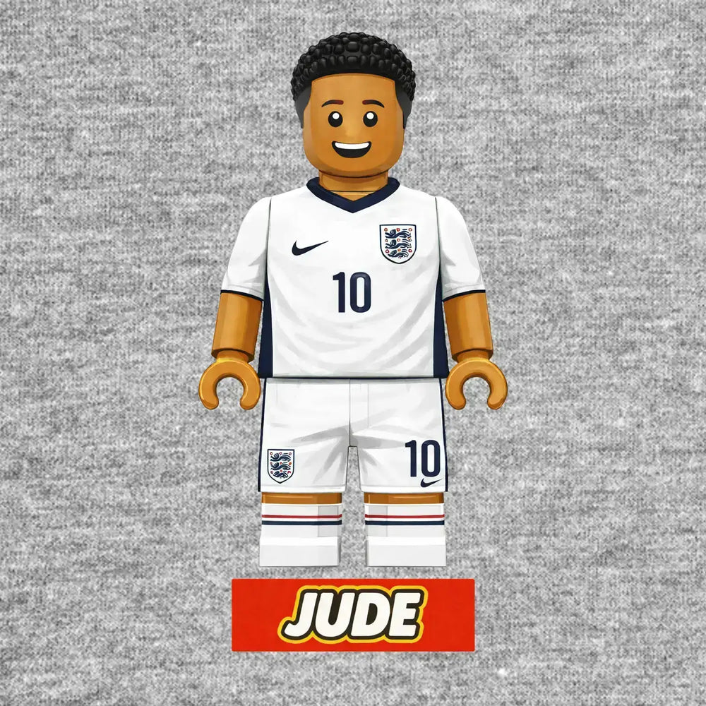 Jude Bellingham Toy Logo Players Couture Men's Casual Hoodie - Navy / S | Birmingham City, Borussia Dortmund, England, Fashion Collection, Football, Hoodies, Men's, Real Madrid, Volume 1