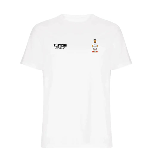 Jude Bellingham Toy t-shirt – white men's t-shirt featuring the Jude Bellingham Toy Players Couture logo