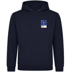 Julius Erving Sixers Basketball Icon Frame Men's Hoodie - Navy