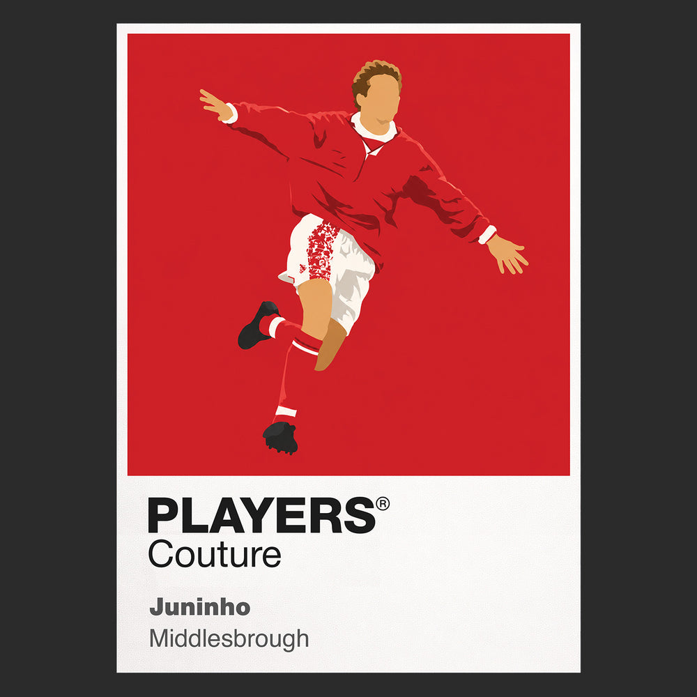 Juninho Middlesbrough Icon Frame — Black
