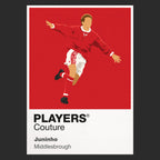 Juninho Middlesbrough Icon Frame — Black