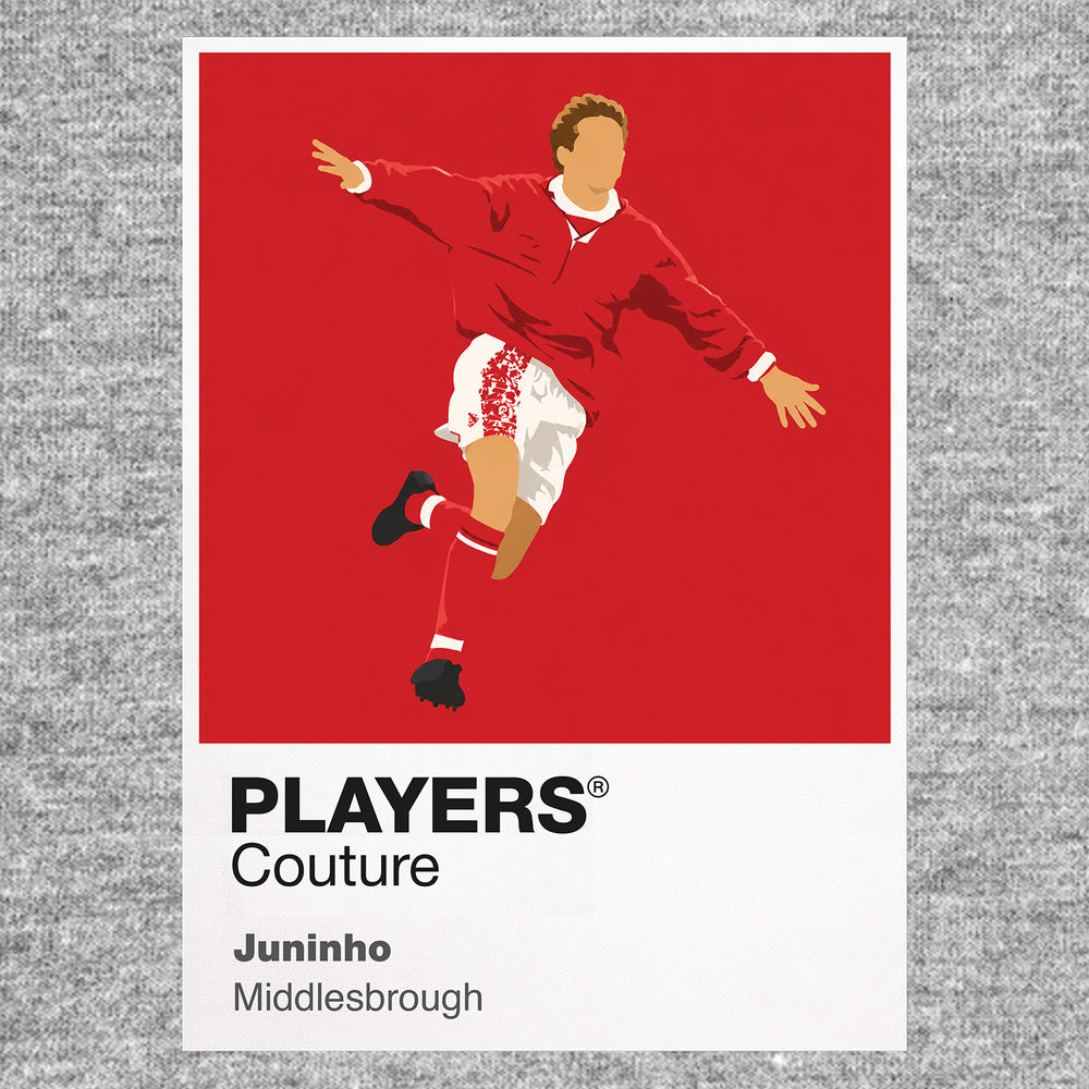Juninho Middlesbrough Icon Frame — Gray