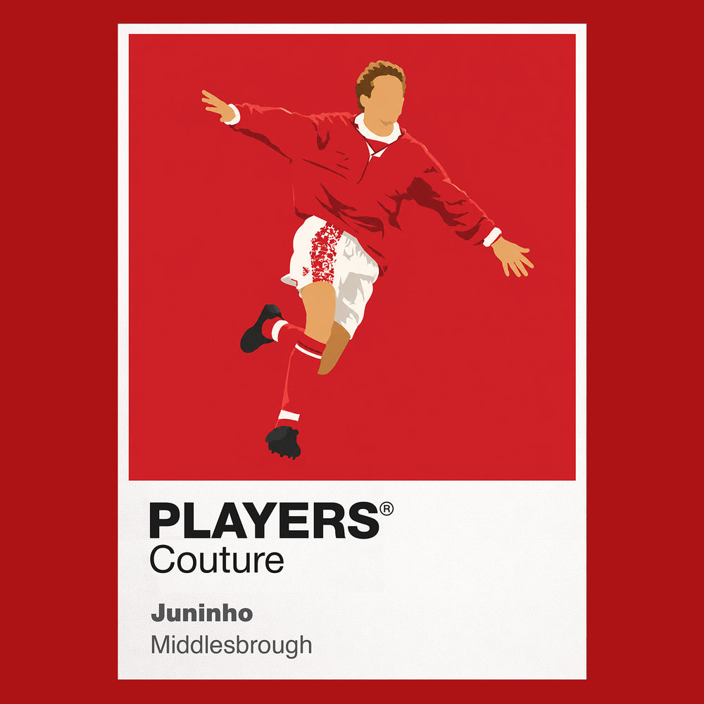 Juninho Middlesbrough Icon Frame — Red