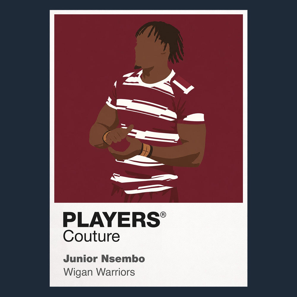 Junior Nsemba Wigan Warriors navy Icon Frame detail