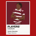 Junior Nsemba Wigan Warriors red Icon Frame detail