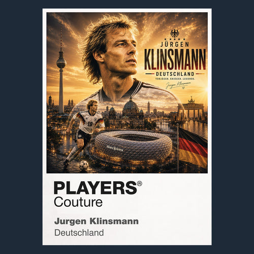 Jurgen Klinsmann Germany Atlas Frame artwork by Players Couture