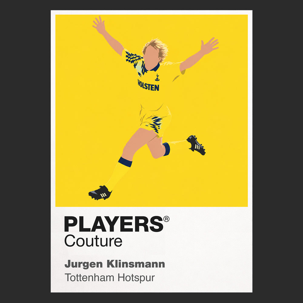 Jürgen Klinsmann Tottenham Hotspur Away Icon Frame Men's T-Shirt