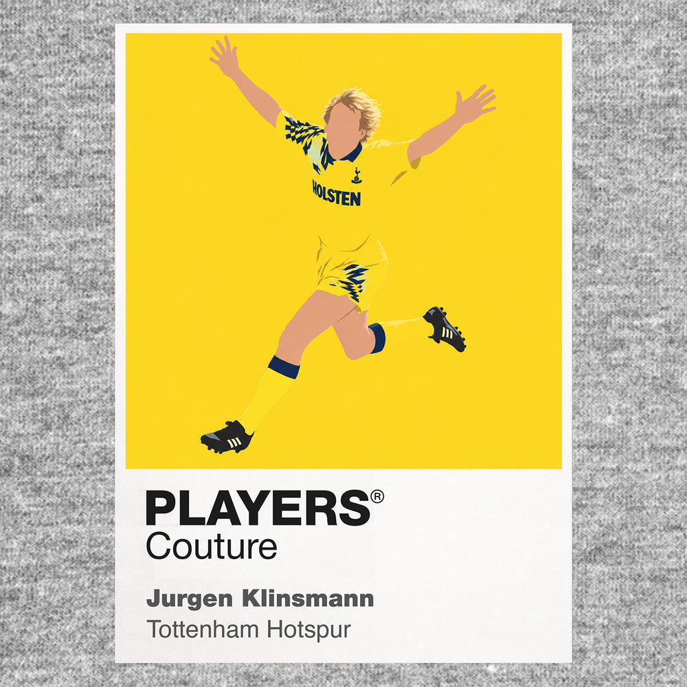 Jürgen Klinsmann Tottenham Hotspur Away Icon Frame Men's T-Shirt