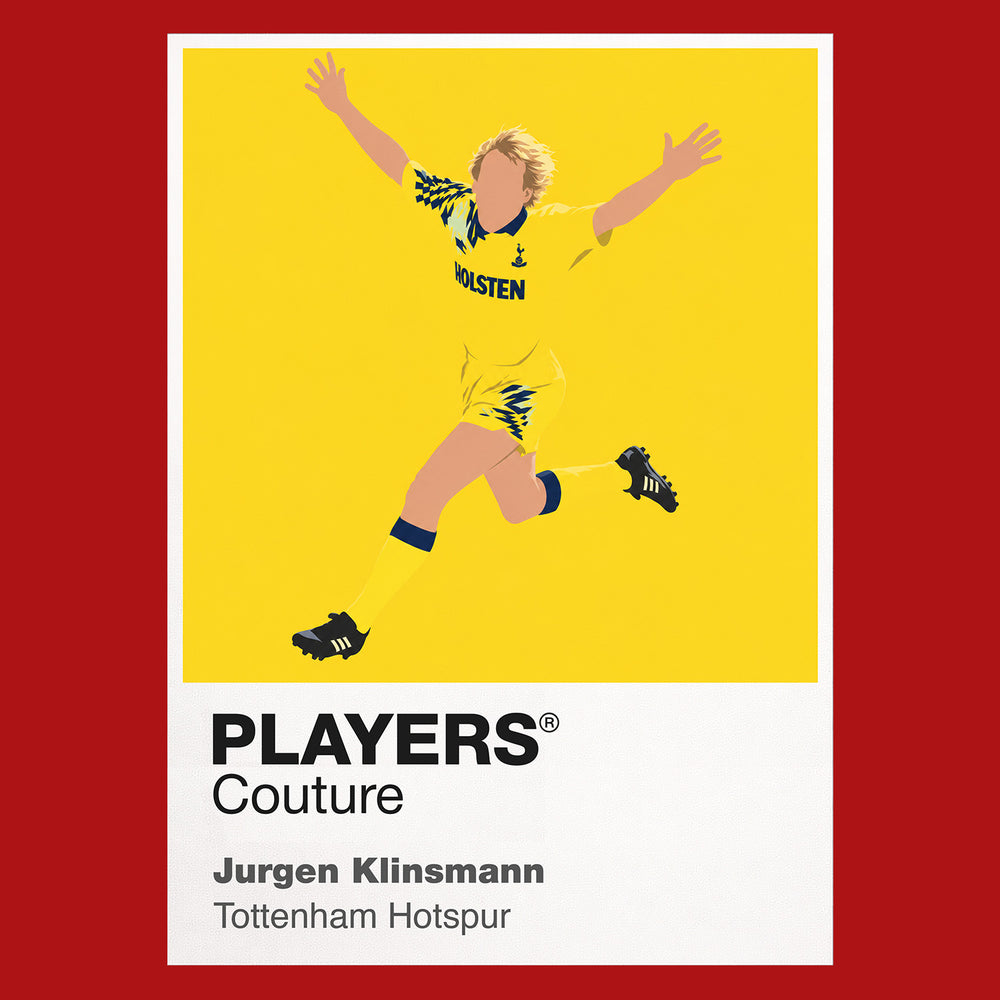 Jürgen Klinsmann Tottenham Hotspur Away Icon Frame Men's T-Shirt