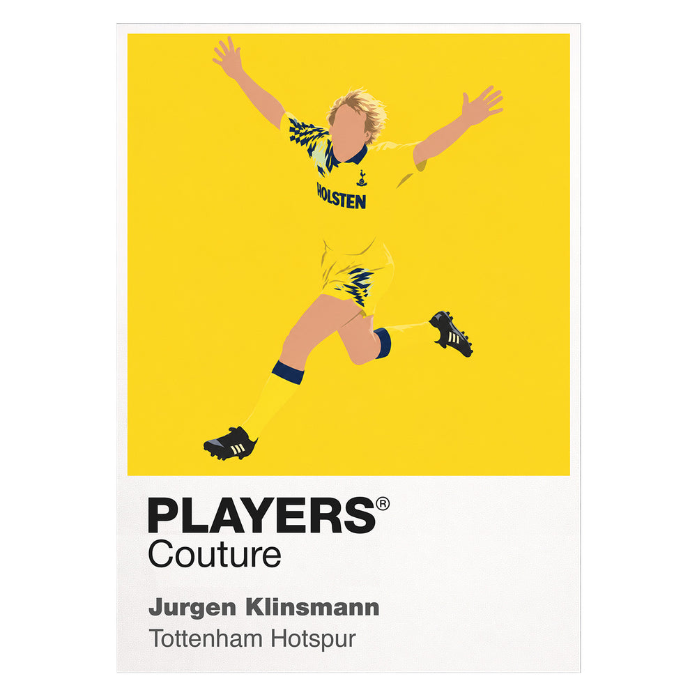 Jürgen Klinsmann Tottenham Hotspur Away Icon Frame Men's T-Shirt