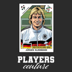 Jurgen Klinsmann World Cup Sticker Kids T-Shirt – jurgen klinsmann black Players Couture design