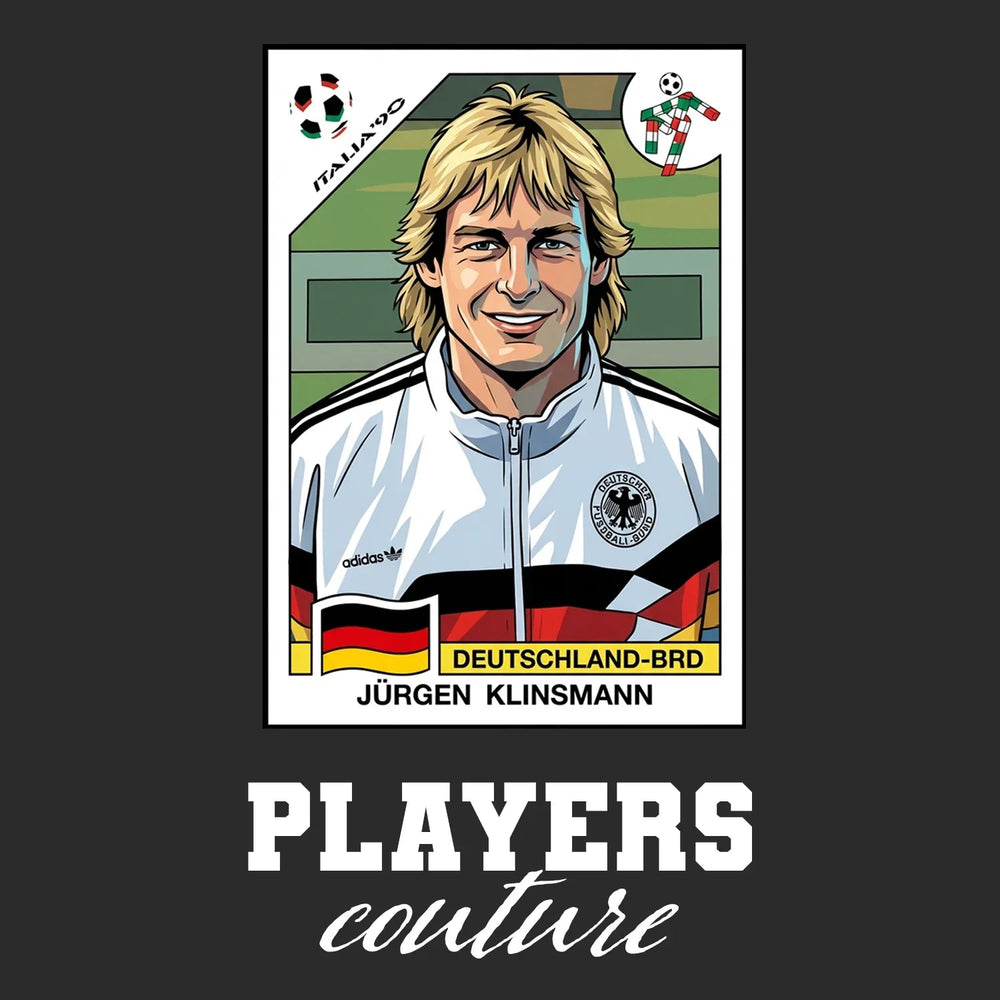 Jurgen Klinsmann World Cup Sticker Men's Hoodie – jurgen klinsmann black Players Couture design