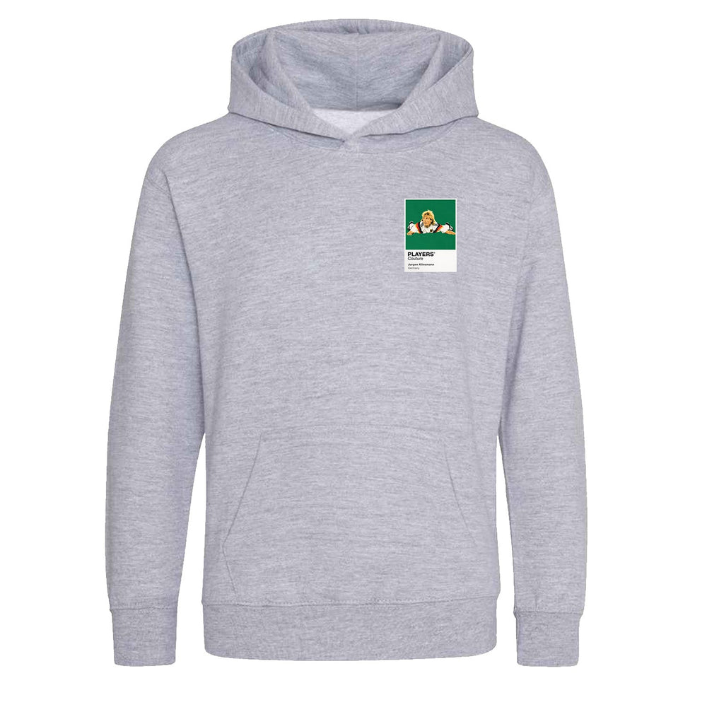 Jurgen Klinsmann Germany Icon Frame Kids Hoodie - Grey