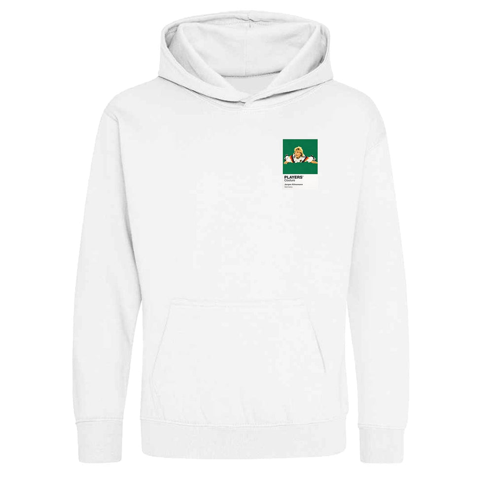 Jurgen Klinsmann Germany Icon Frame Kids Hoodie - White