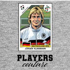 Jurgen Klinsmann World Cup Sticker Kids T-Shirt – jurgen klinsmann grey Players Couture design