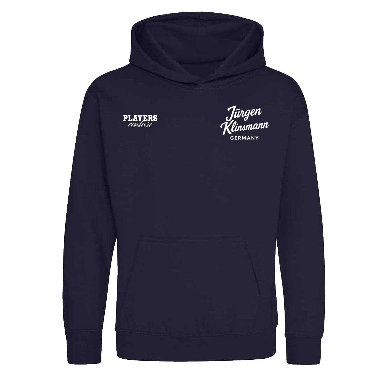 Jurgen Klinsmann Logo Players Couture Kids Hoodie Navy