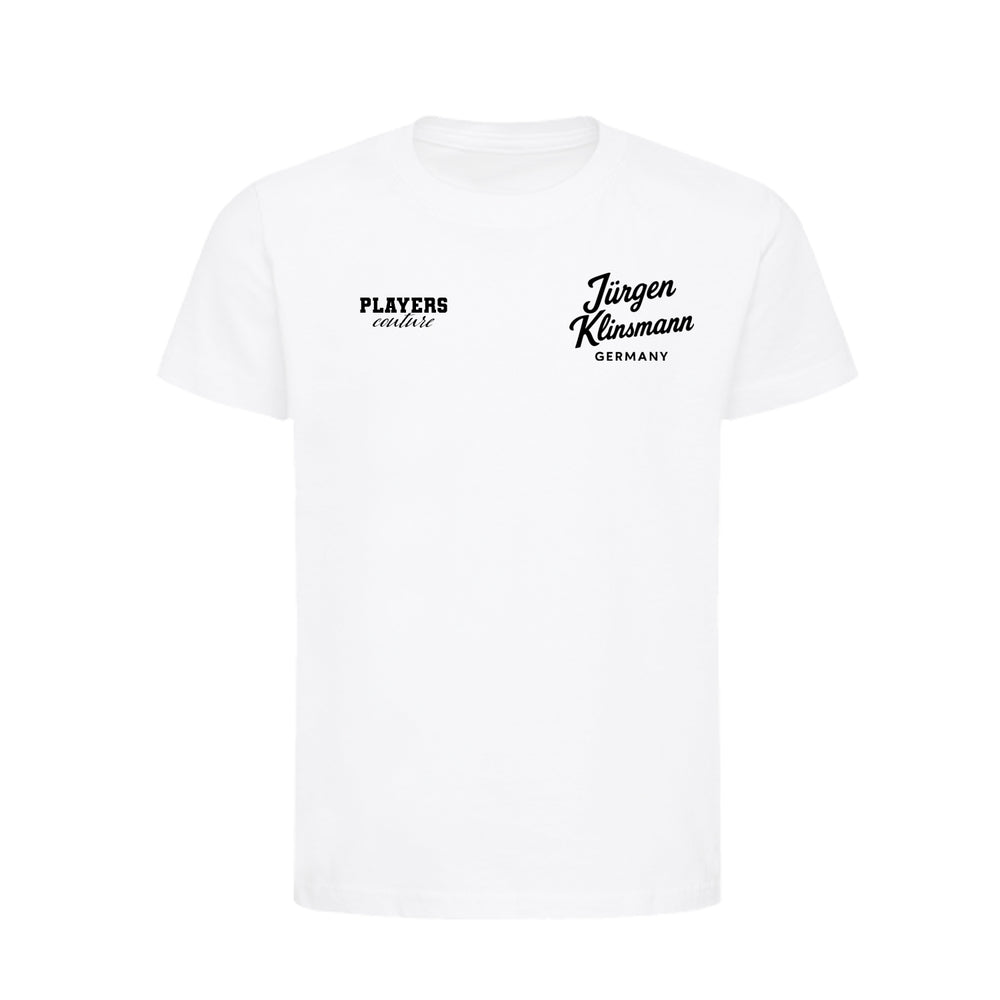 Jurgen Klinsmann Logo Players Couture Kids T-Shirt White