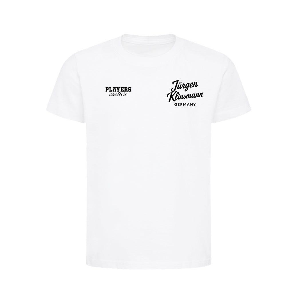 Jurgen Klinsmann Logo Players Couture Kids T-Shirt White