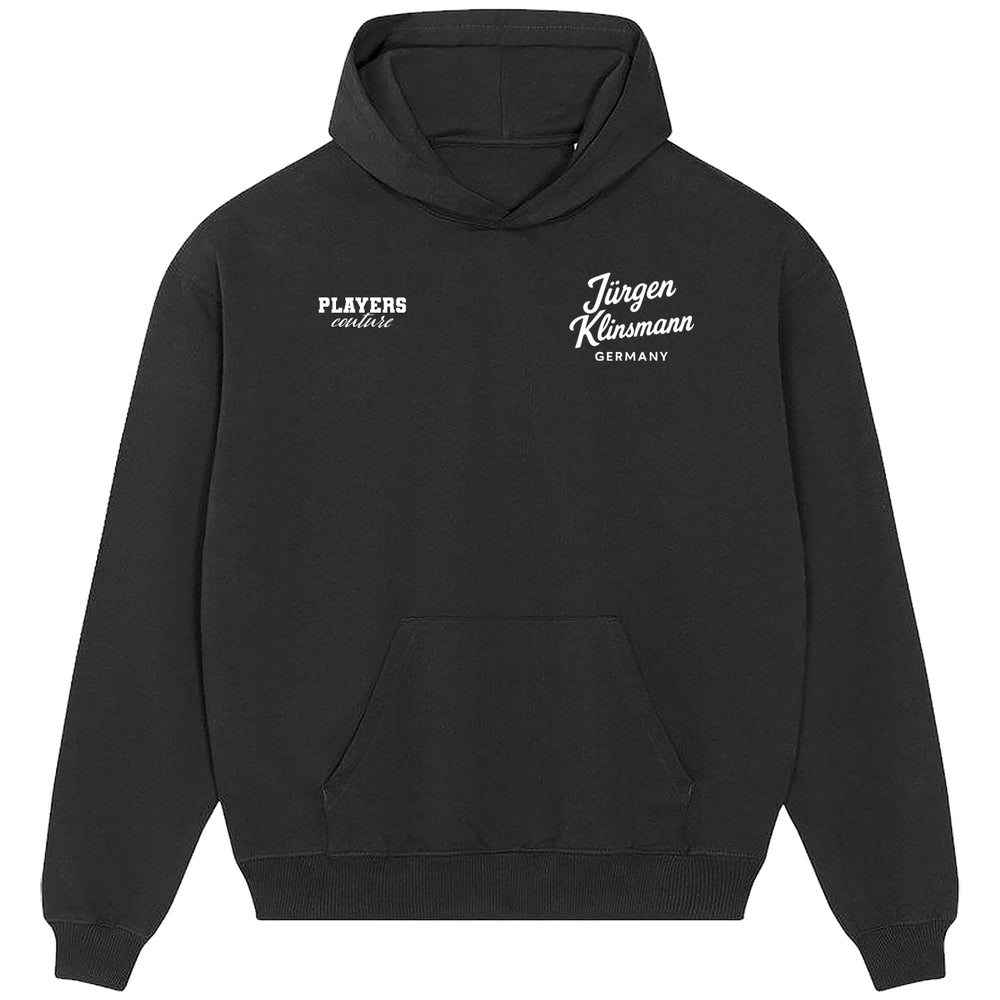 Jurgen Klinsmann Logo Players Couture Men's Casual Hoodie Black