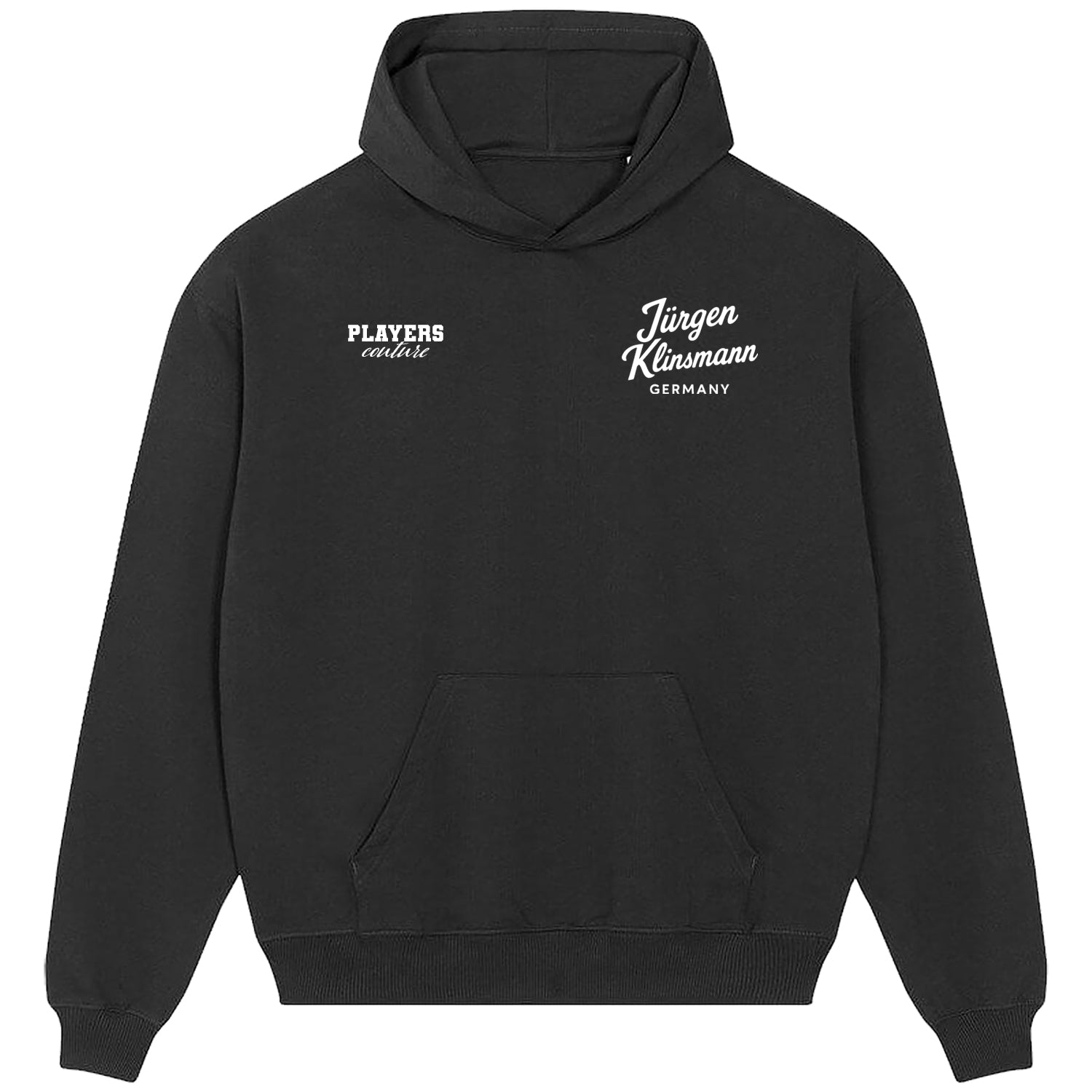 Jurgen Klinsmann Logo Players Couture Men's Casual Hoodie Black