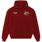 Jurgen Klinsmann hoodie – red men's hoodie featuring the Jurgen Klinsmann Players Couture logo