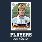 Jurgen Klinsmann World Cup Sticker Kids T-Shirt – jurgen klinsmann navy Players Couture design