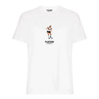 Jurgen Klinsmann Icon t-shirt – white men's t-shirt with black Jurgen Klinsmann Icon letters and Players Couture logo on the