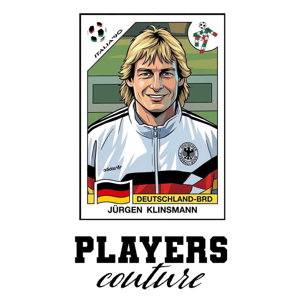 Jurgen Klinsmann World Cup Sticker Men's Hoodie – jurgen klinsmann white Players Couture design