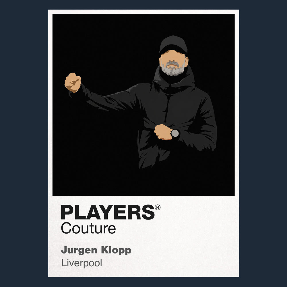 Jurgen Klopp Liverpool Icon Frame — Navy