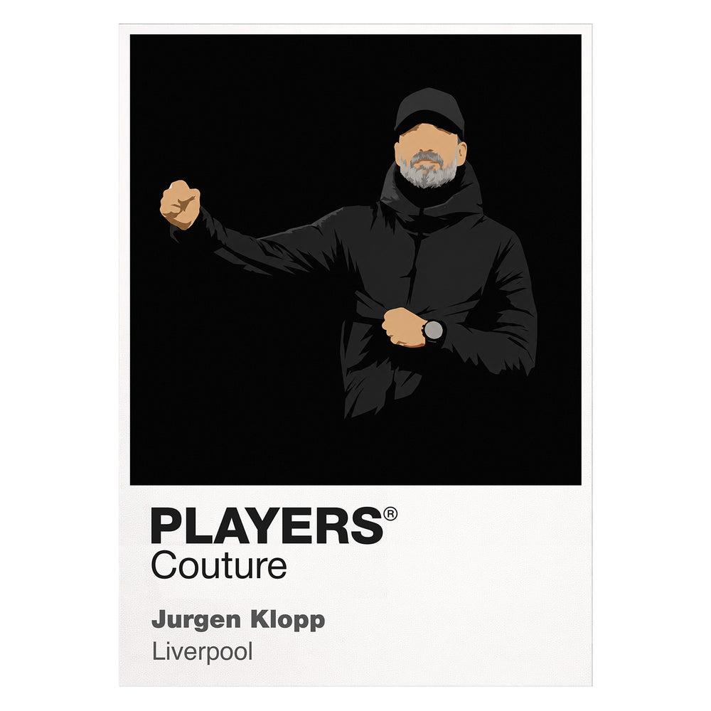 Jurgen Klopp Liverpool Icon Frame — White