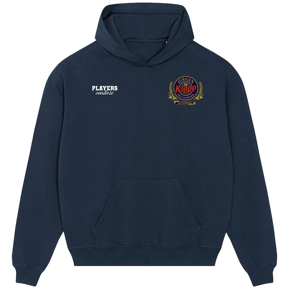 Jurgen Klopp Logo Players Couture Men's Casual Hoodie Navy