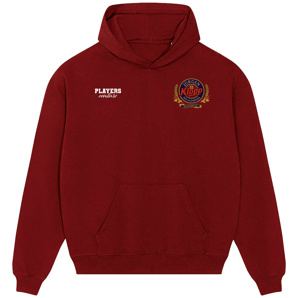 Jurgen Klopp Logo Players Couture Men's Casual Hoodie Red