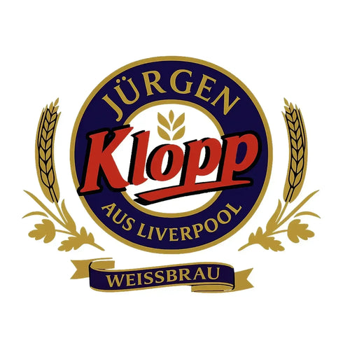 Jurgen Klopp Logo Men's T-Shirt – white close-up detail shot of the Jurgen Klopp Players Couture logo design