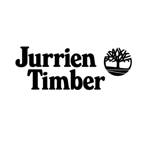 Jurrien Timber Logo Men's T-Shirt – white close-up detail shot of the Jurrien Timber Players Couture logo design