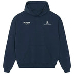 Jussi Jaaskelainen hoodie – navy men's hoodie featuring the Jussi Jaaskelainen Players Couture logo