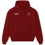 Jussi Jaaskelainen hoodie – red men's hoodie featuring the Jussi Jaaskelainen Players Couture logo