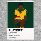 Justin Fashanu Gay Footballer Men's T-Shirt - Grey