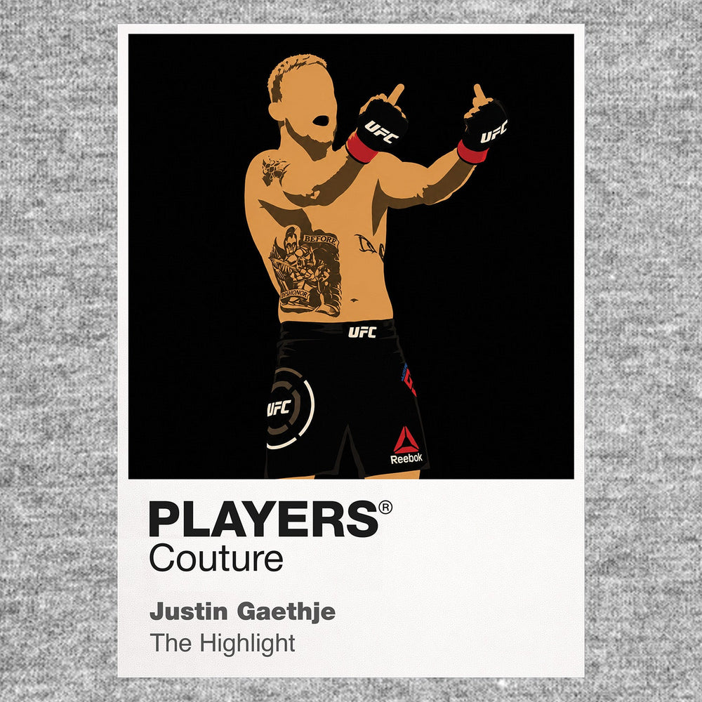 Justin Gaethje UFC Icon Frame Men's T-Shirt